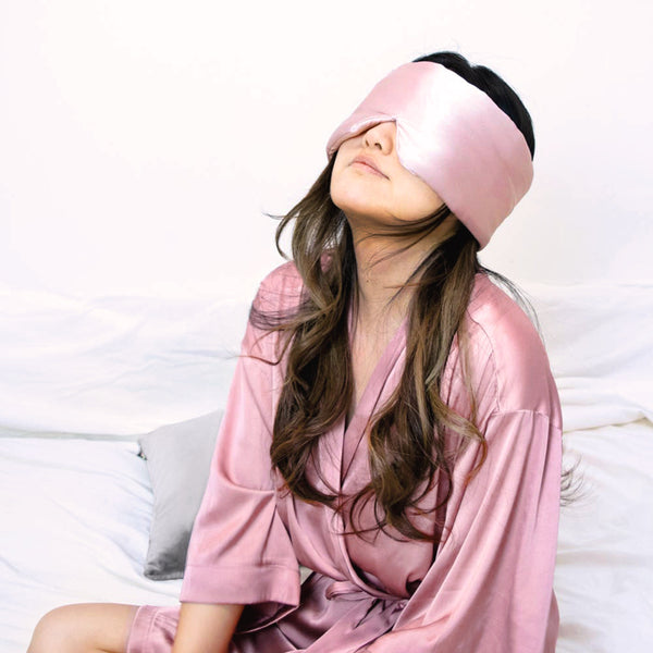 Silk Sleep Mask in Midnight – upstate